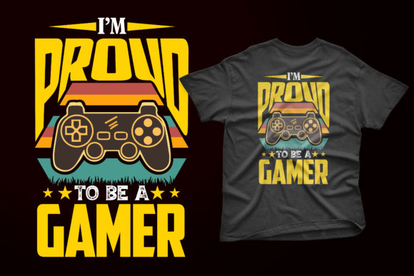 Exploring Gaming or Gamer T-Shirt Design Graphics