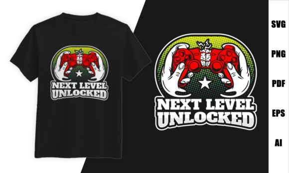 Next Level Unlocked Vector Gaming Design
