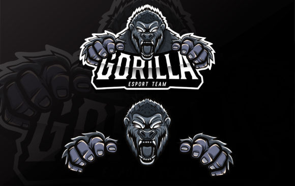 The Angry Wild Animal Gorilla Esport Logo: Symbolizing Power in Gaming