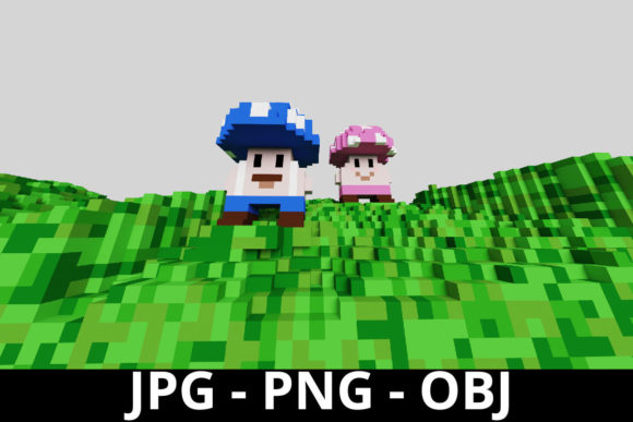 The Practical Workflow Integration of a 3D Rendering Mushroom Character