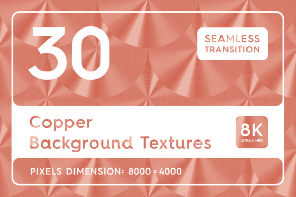 Unlock Design Brilliance with 30 Copper Background Textures