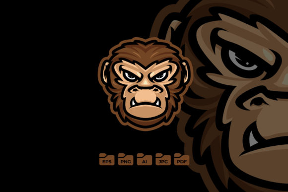 Unlocking Creative Identity with a Monkey Head Mascot Logo Design